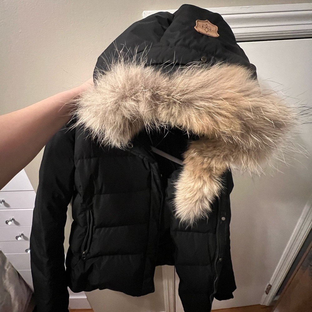 Mackage Down Jacket With Real Fur - image 4